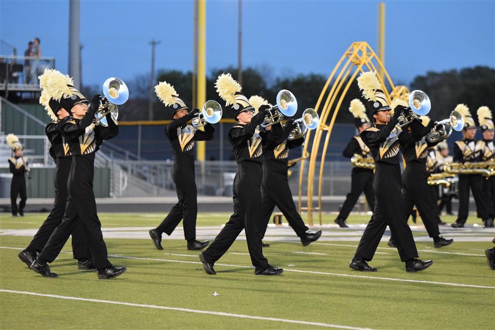 fossil ridge band members marching