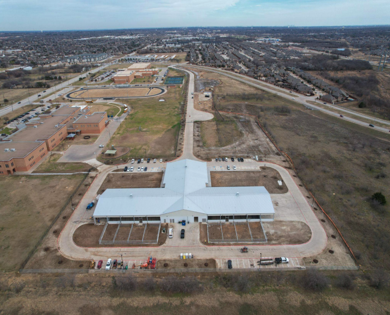 Aerial view of Agriscience Learning Center