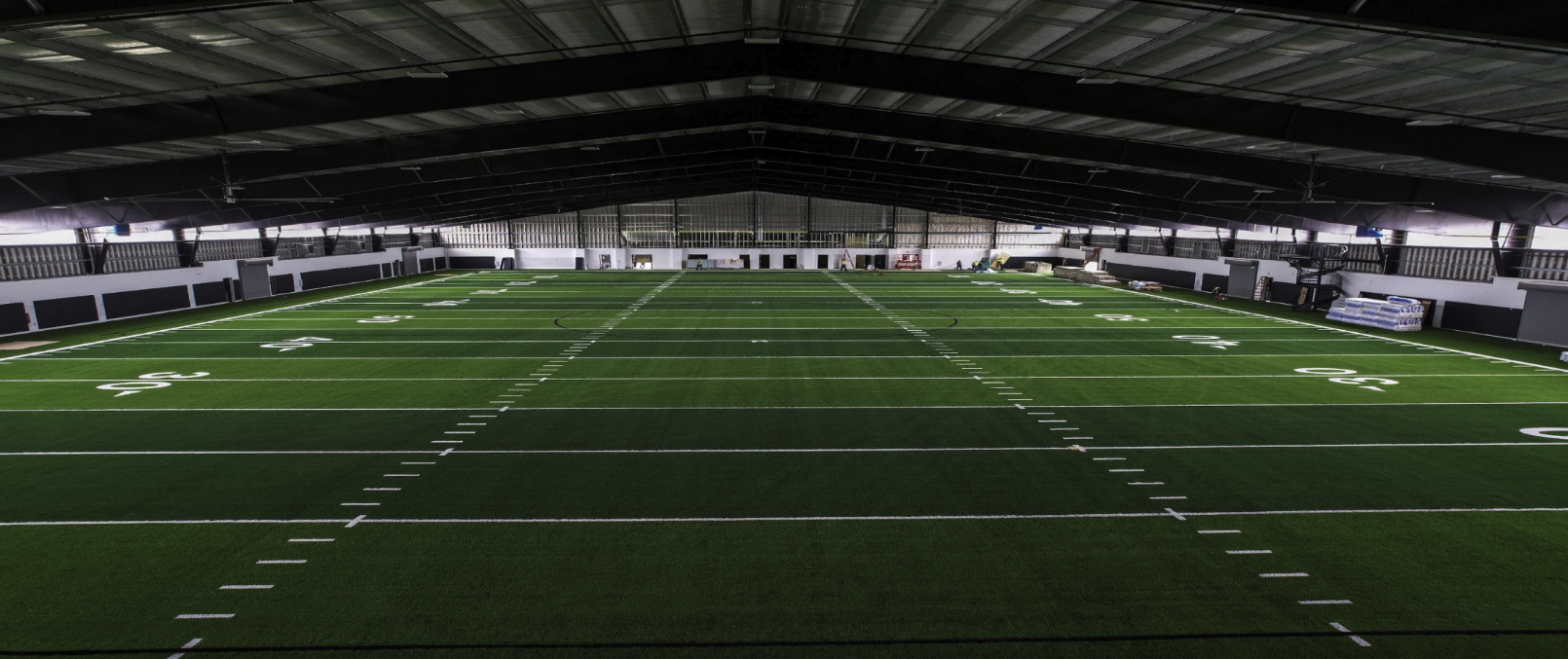 Internal view of Fossil Ridge indoor facility.