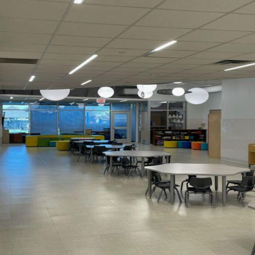 Collaboration space within the new WRES campus