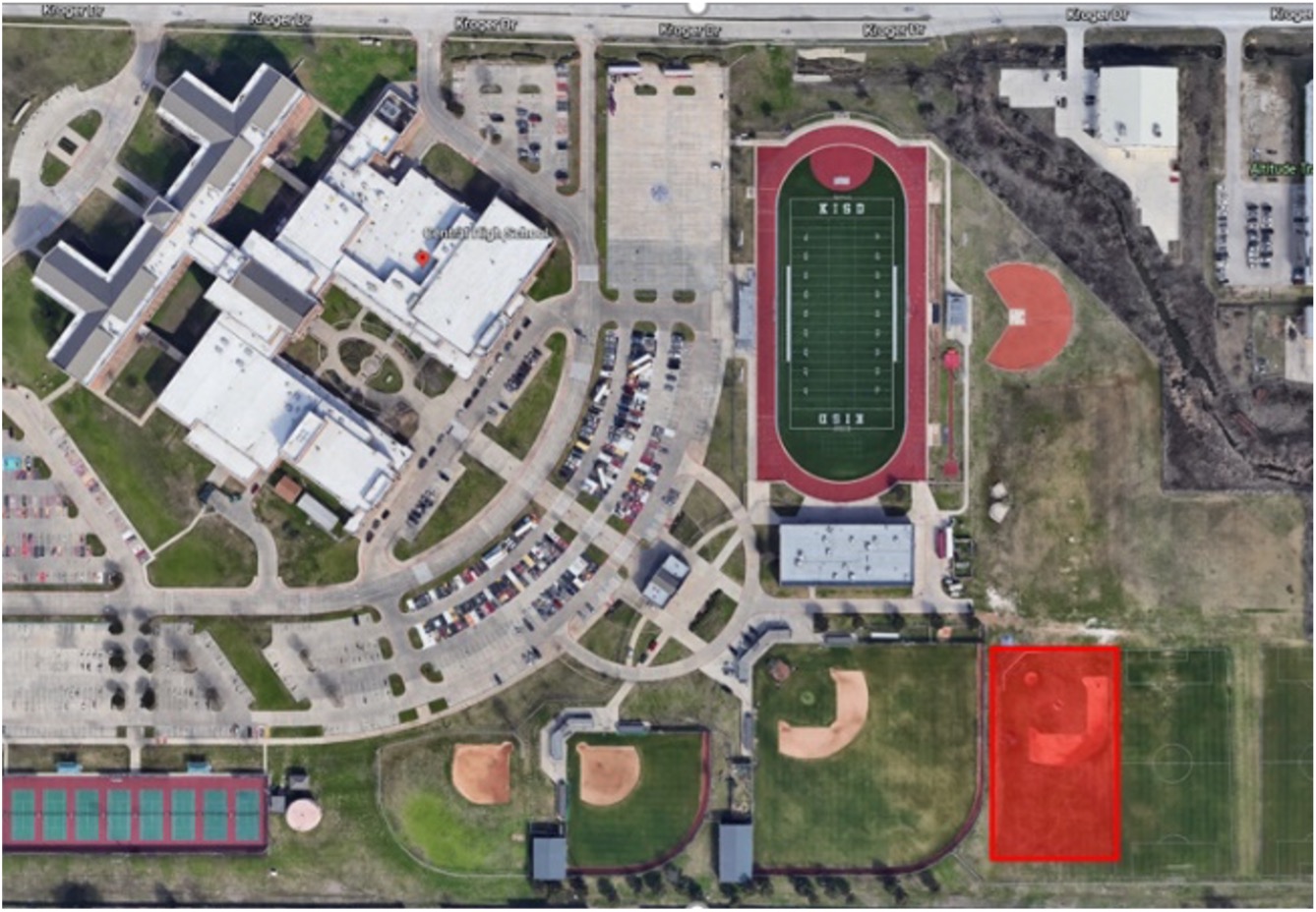 Site plan for CHS indoor extracurricular facility