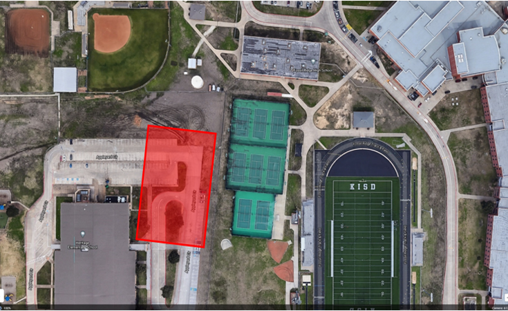 Site plan for FRHS indoor extracurricular facility