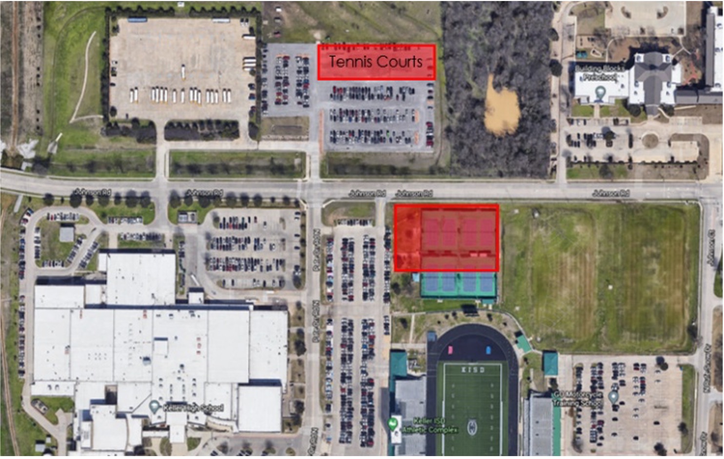 Site plan for KHS Indoor Extracurricular facility