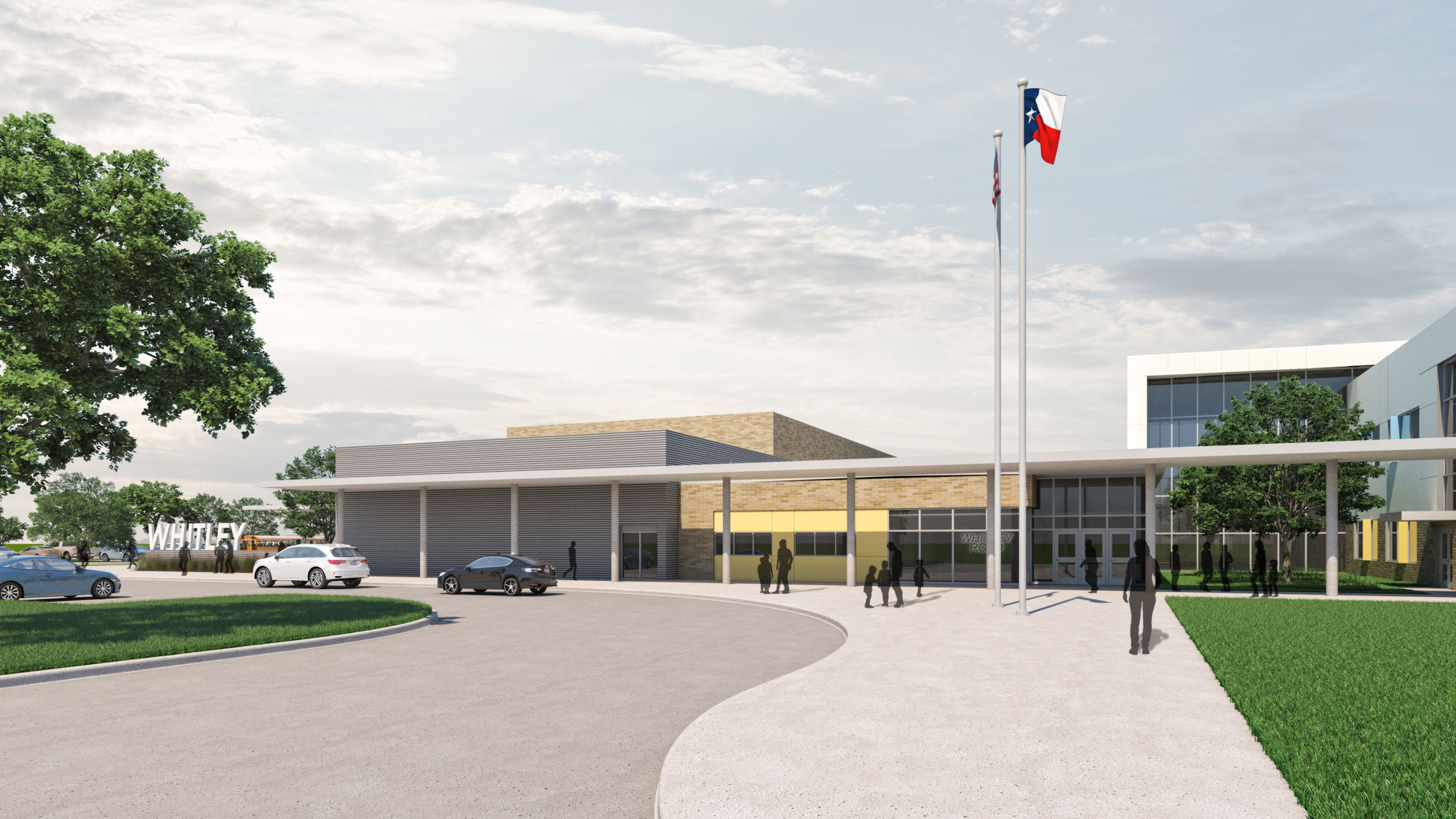 Rendering of the entry to the new WRES 