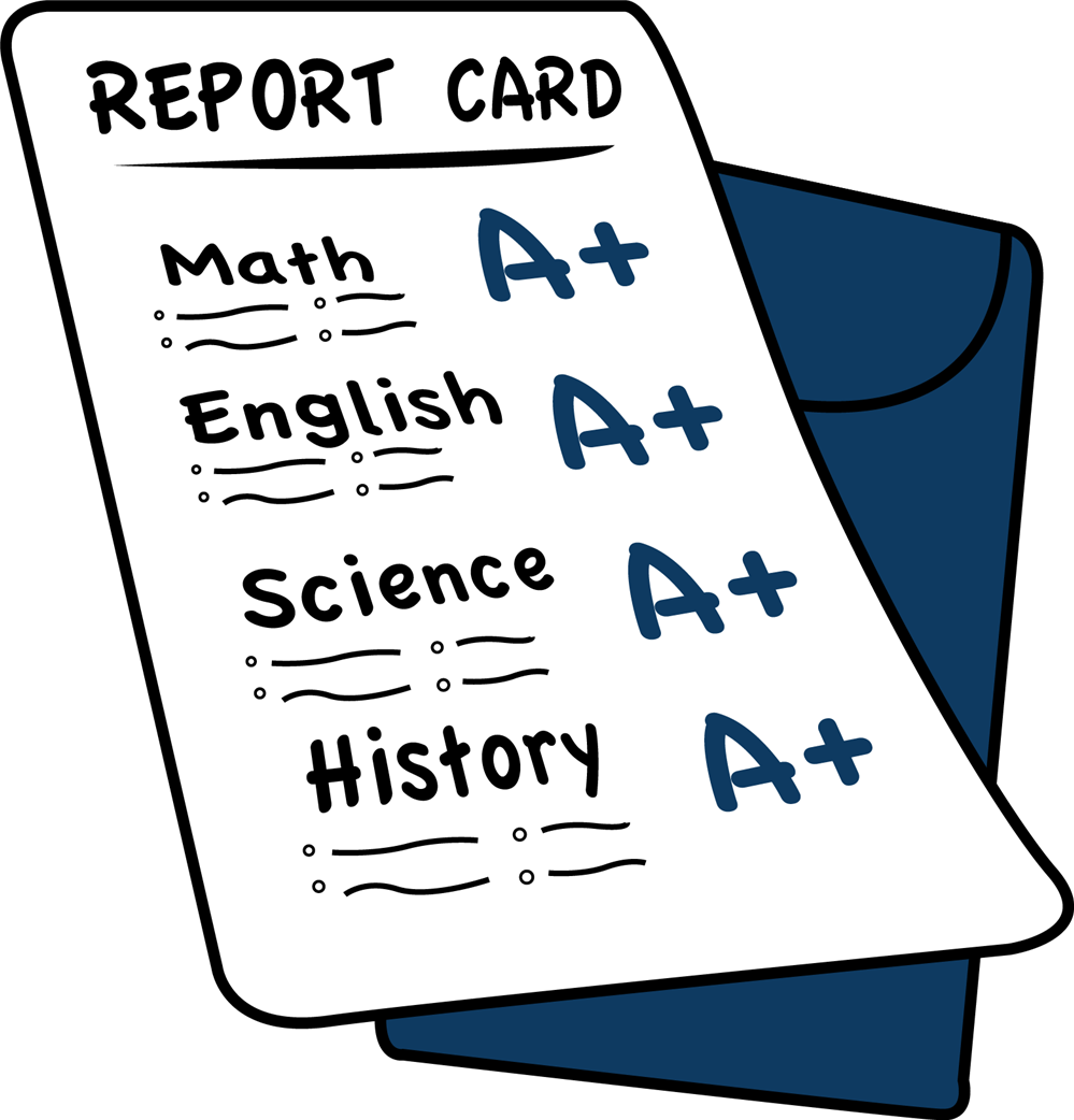  image of report card