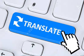  Picture that says translate